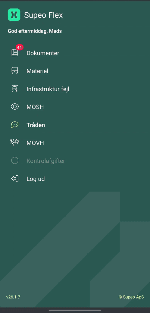 Supeo Flex mobilversion